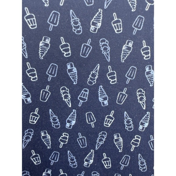 Roundtree & Yorke Performance Men's Small Navy Blue Ice Cream Print SS Polo - Picture 6 of 9